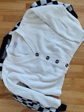 Old Navy Women Vest Cardigan Beige Size Large